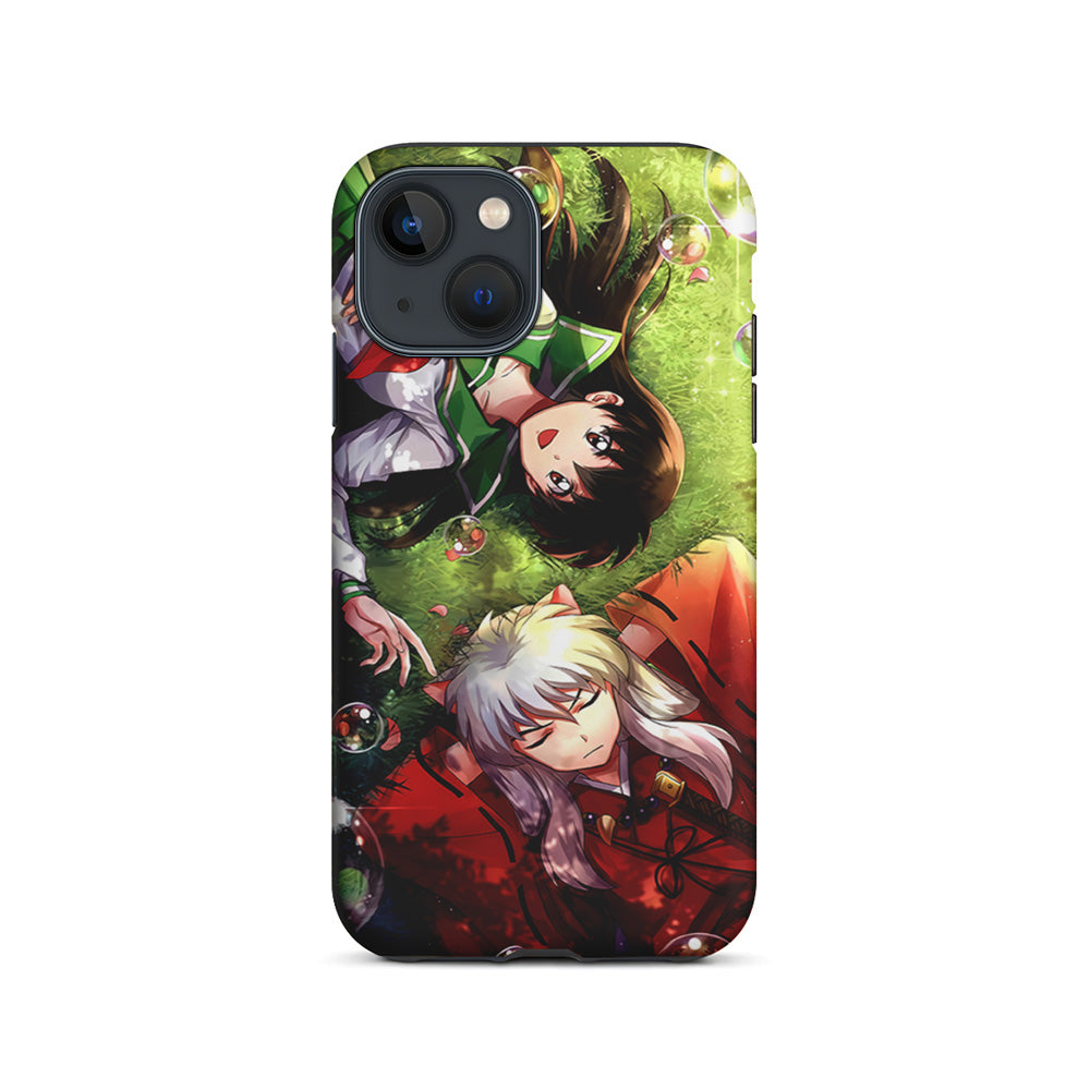 Inuyasha and Kagome Couple iPhone 15 Plus Case