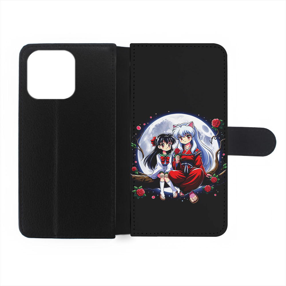 Inuyasha and Kagome Full Moon iPhone 15 Plus Case