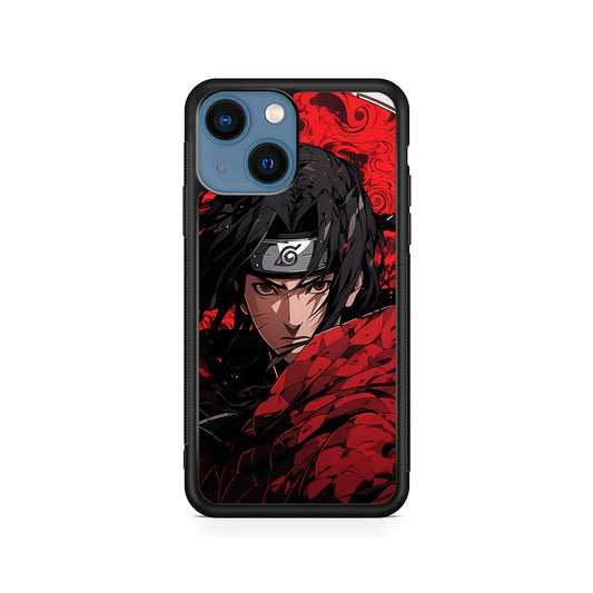 Itachi Uchiha Red Clothes iPhone 15 Plus Case