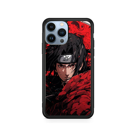 Itachi Uchiha Red Clothes iPhone 15 Pro Case