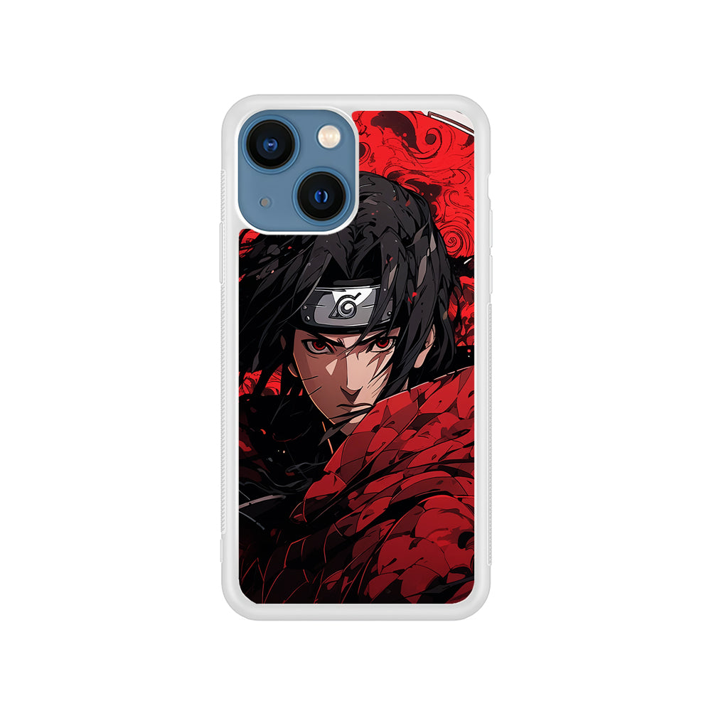 Itachi Uchiha Red Clothes iPhone 15 Plus Case