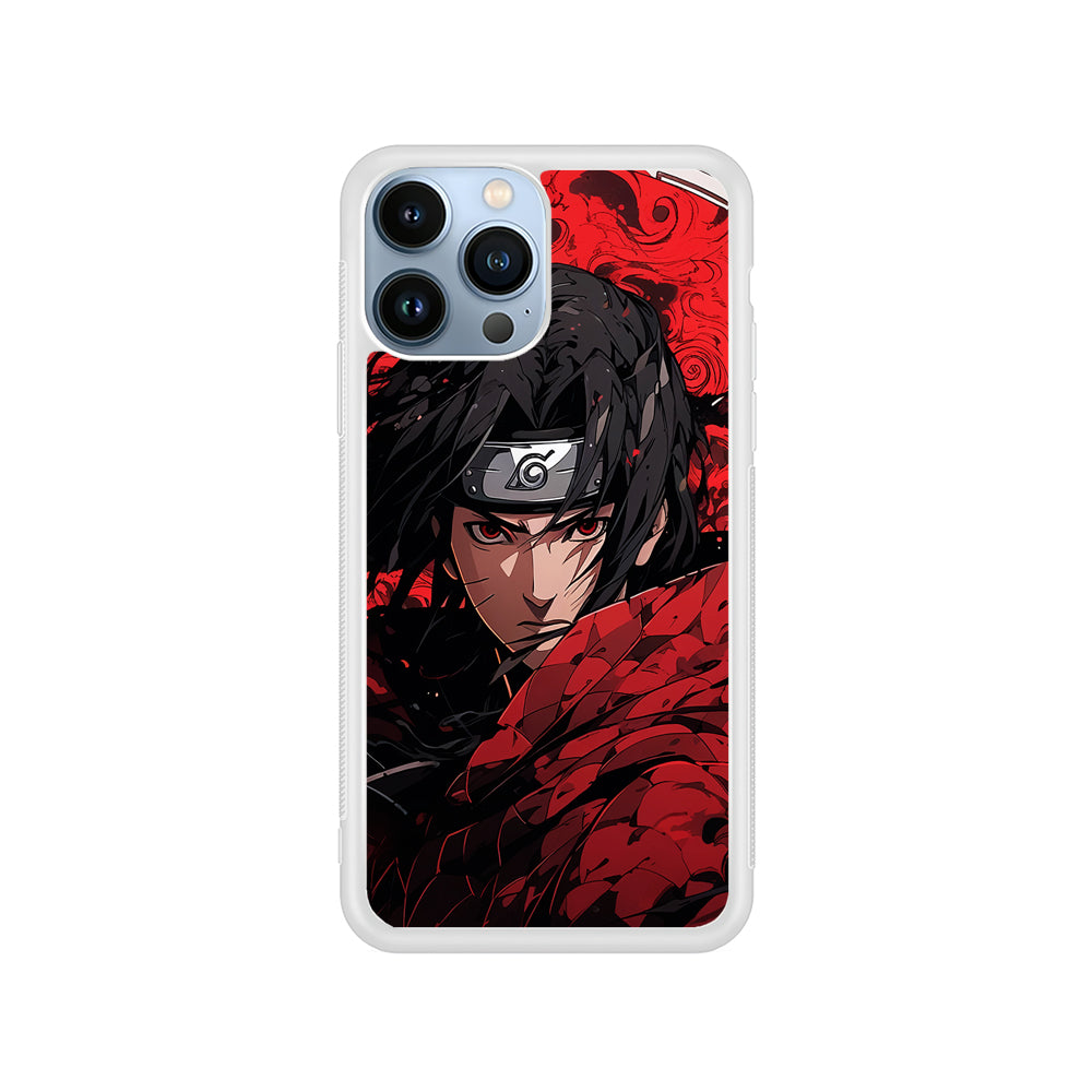 Itachi Uchiha Red Clothes iPhone 15 Pro Case