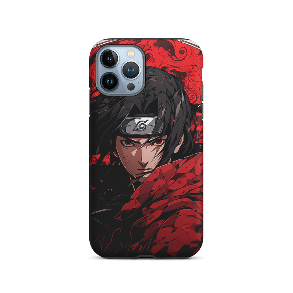 Itachi Uchiha Red Clothes iPhone 15 Pro Case