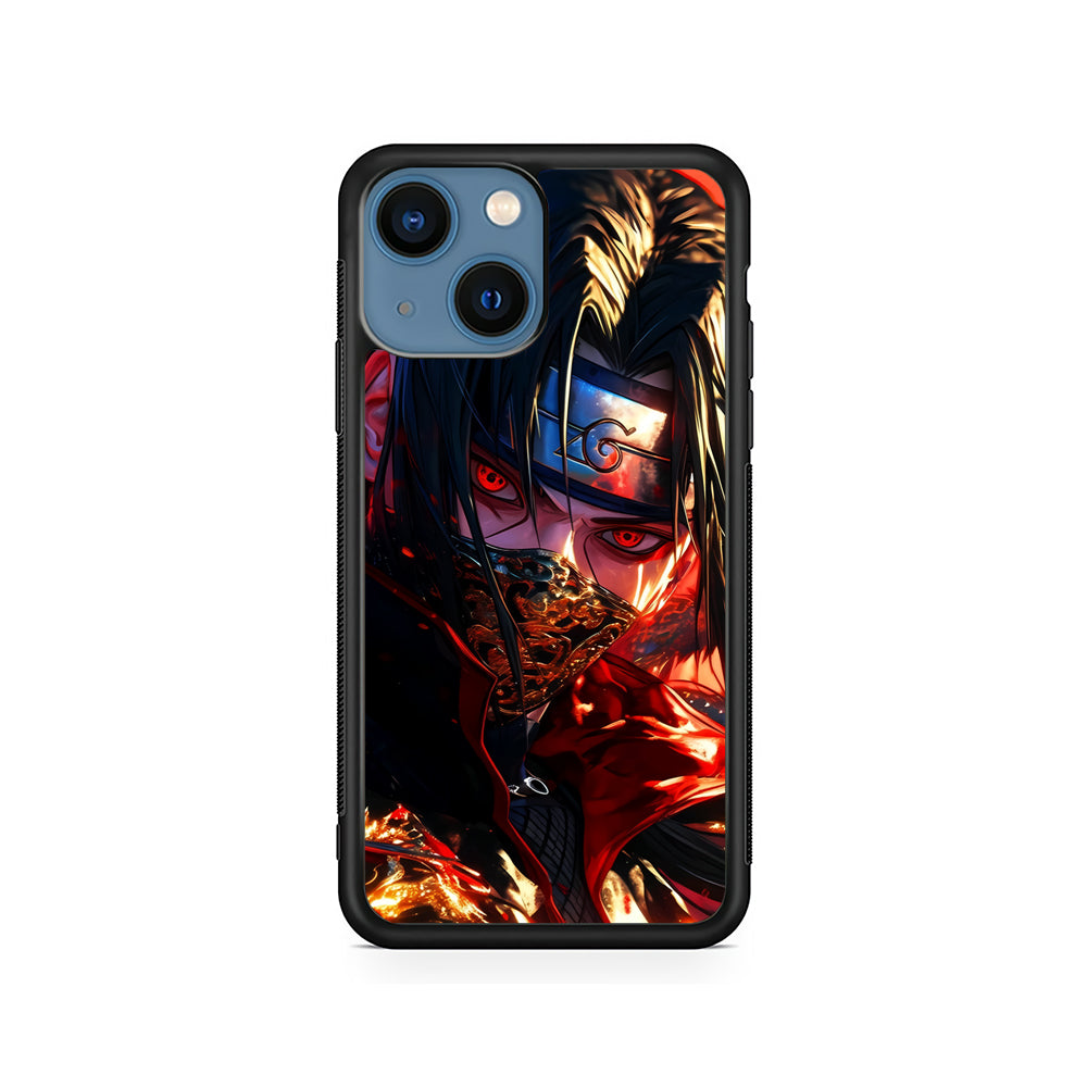 Itachi Uchiha Using a Mask iPhone 15 Plus Case