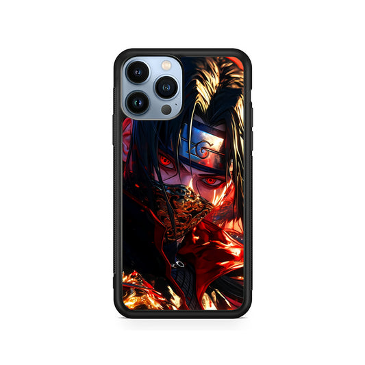 Itachi Uchiha Using a Mask iPhone 15 Pro Case