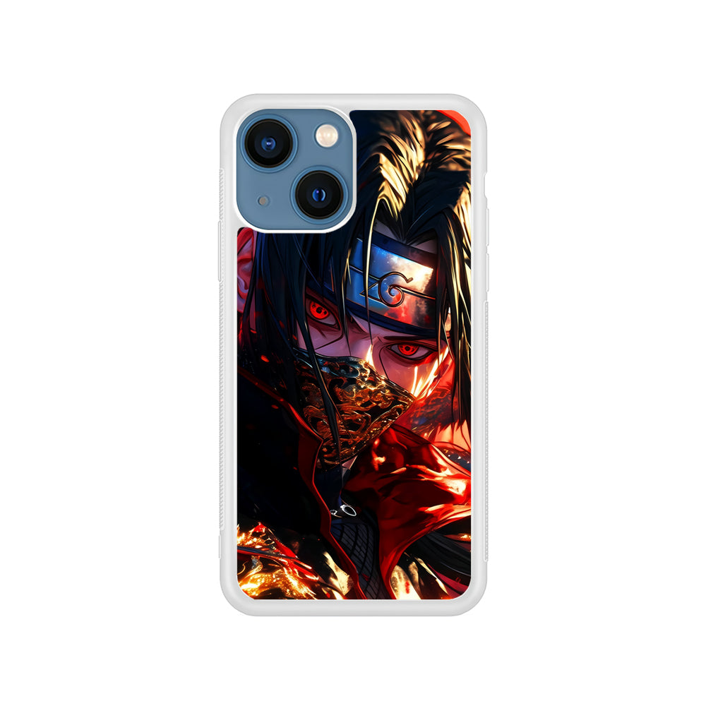 Itachi Uchiha Using a Mask iPhone 15 Plus Case