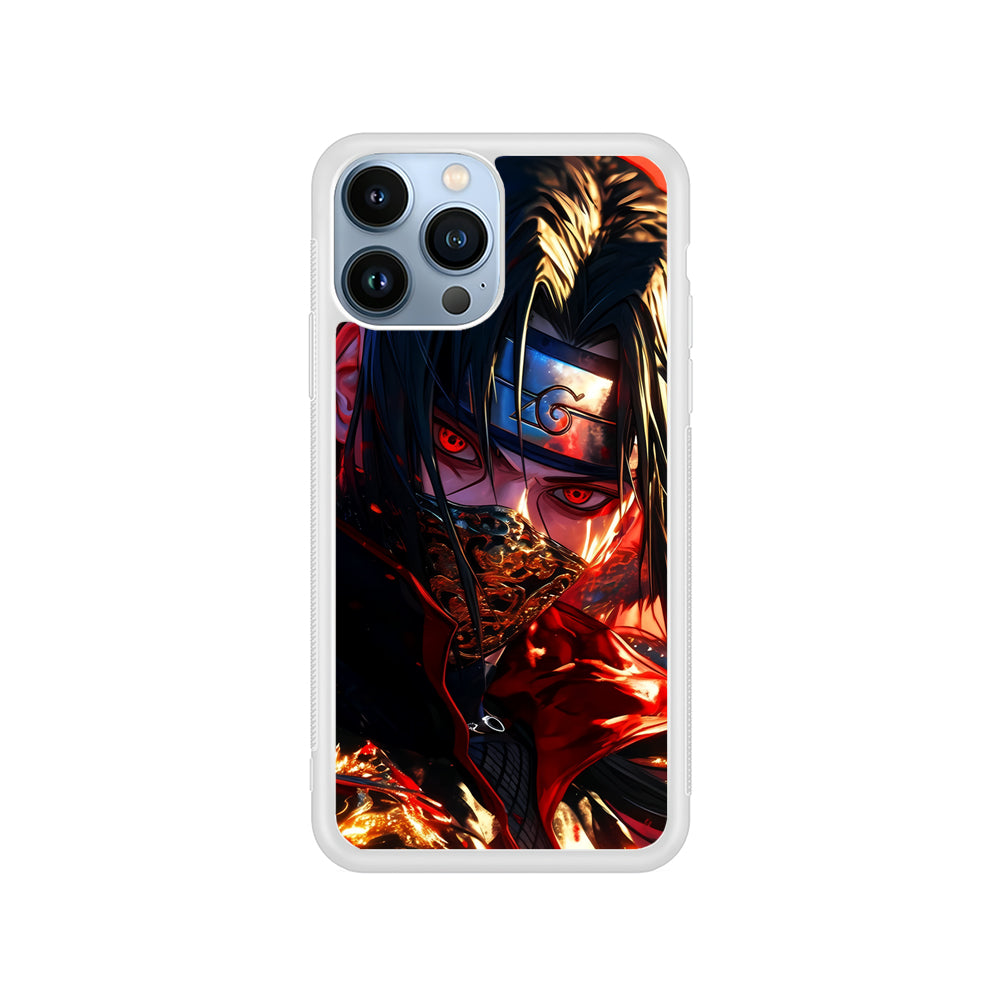 Itachi Uchiha Using a Mask iPhone 15 Pro Case