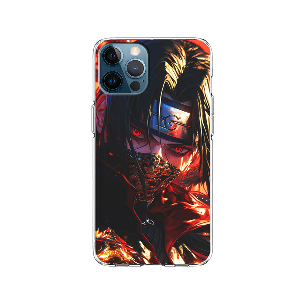 Itachi Uchiha Using a Mask iPhone 15 Pro Case