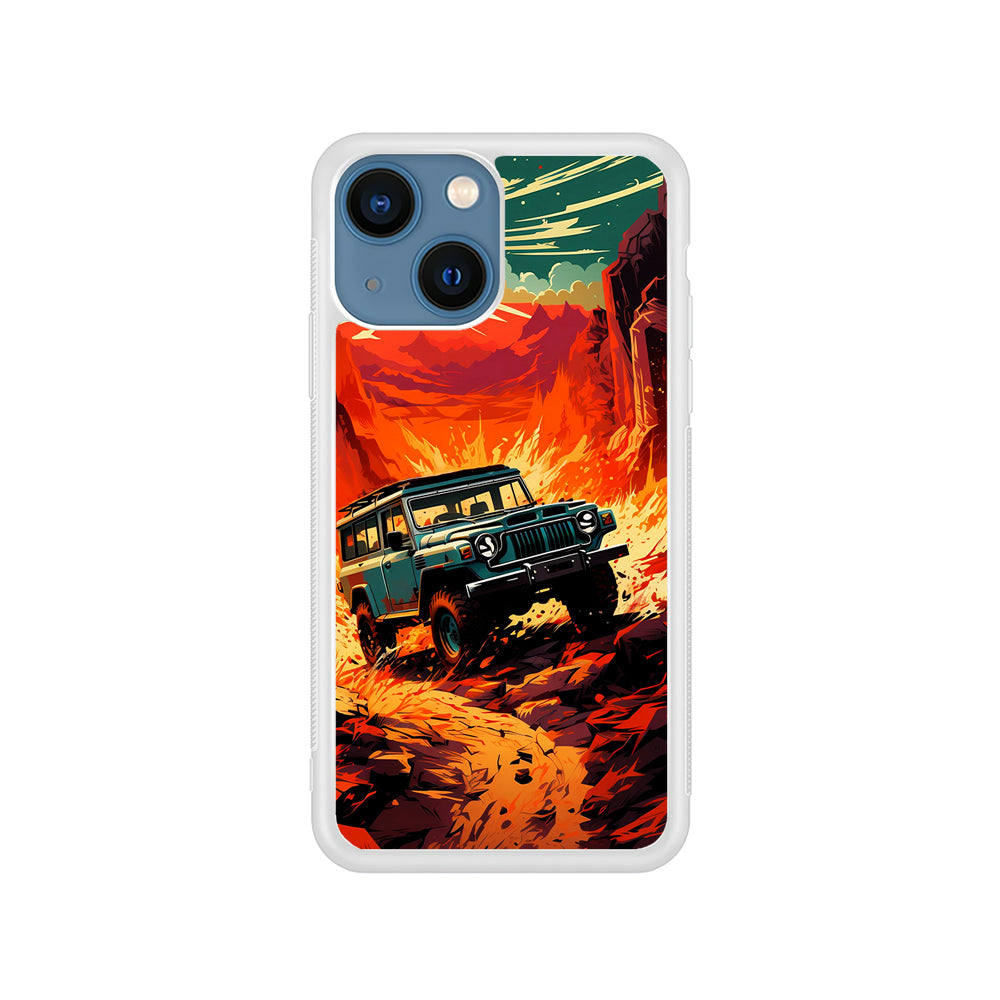 Jeep Offroad Adventure Car iPhone 15 Plus Case