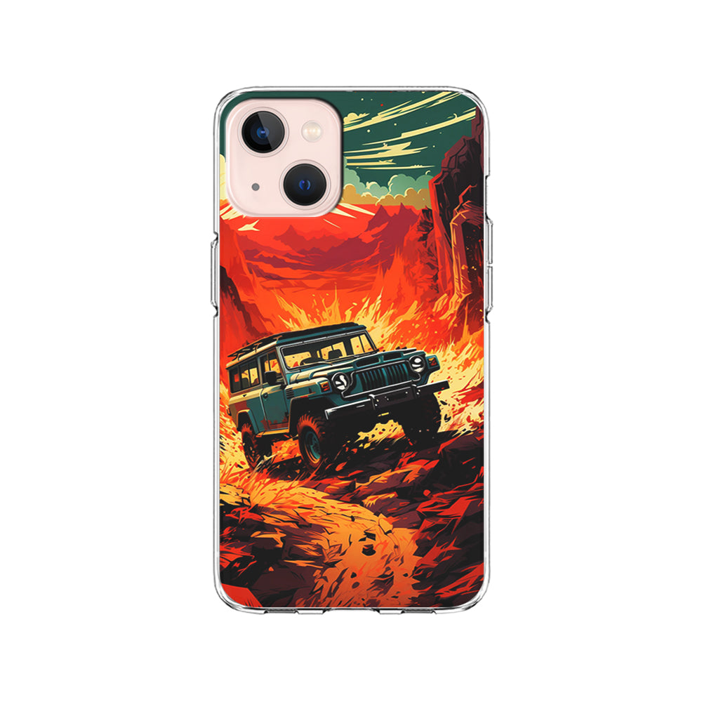 Jeep Offroad Adventure Car iPhone 15 Plus Case