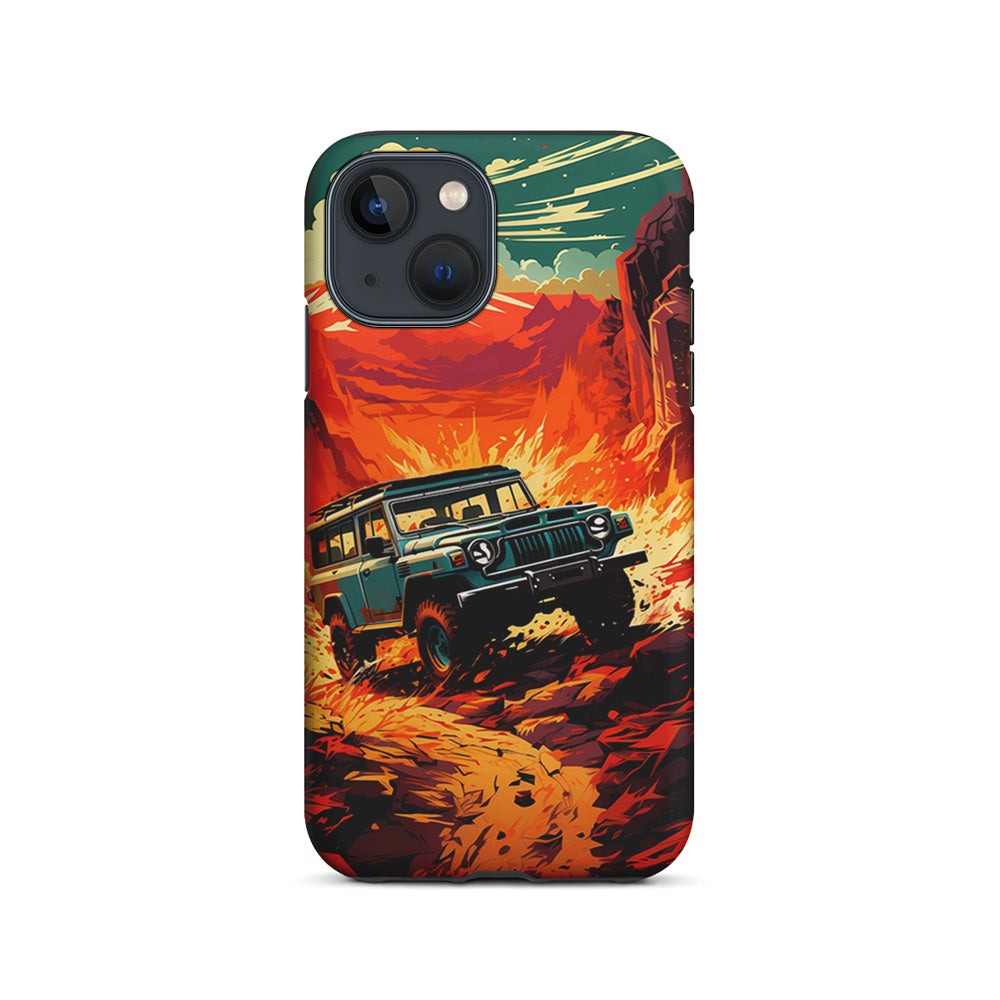 Jeep Offroad Adventure Car iPhone 15 Plus Case