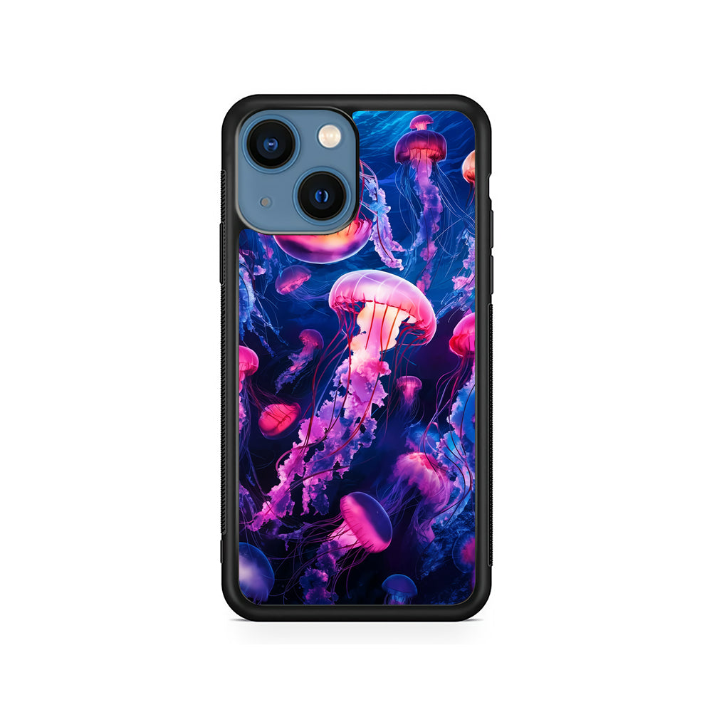 Jellyfish Drifting in The Ocean iPhone 15 Plus Case