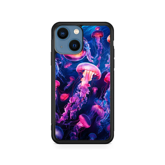 Jellyfish Drifting in The Ocean iPhone 15 Plus Case