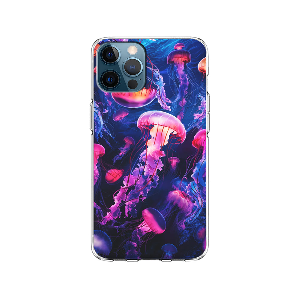 Jellyfish Drifting in The Ocean iPhone 15 Pro Case