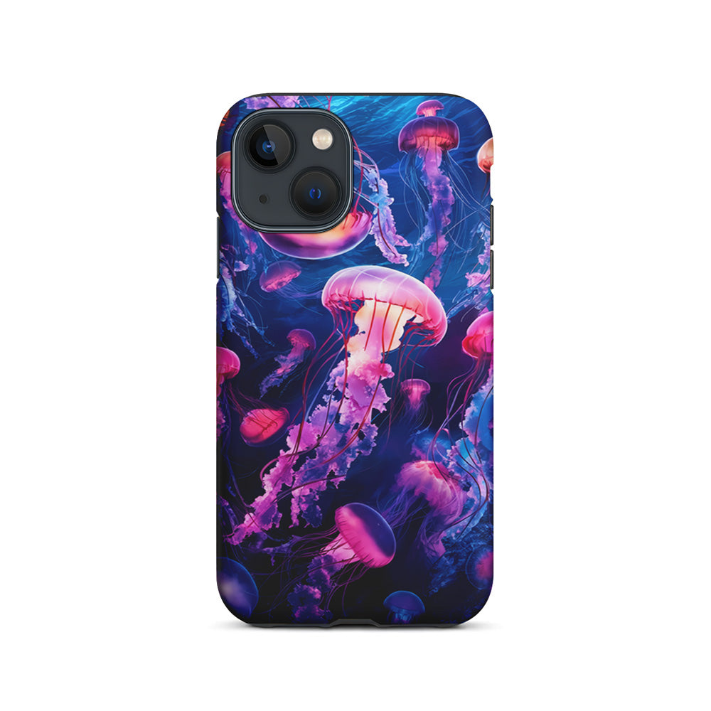 Jellyfish Drifting in The Ocean iPhone 15 Plus Case