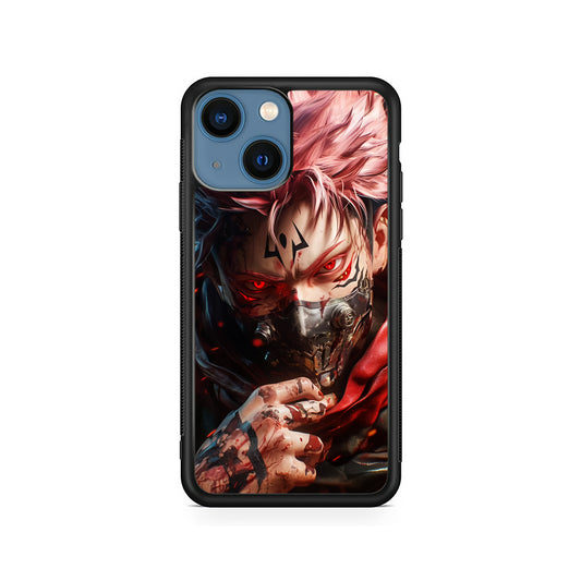 Jujutsu Kaisen Ryomen Sukuna Mask iPhone 15 Plus Case