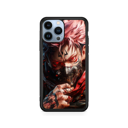 Jujutsu Kaisen Ryomen Sukuna Mask iPhone 15 Pro Case