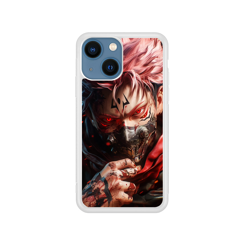 Jujutsu Kaisen Ryomen Sukuna Mask iPhone 15 Plus Case