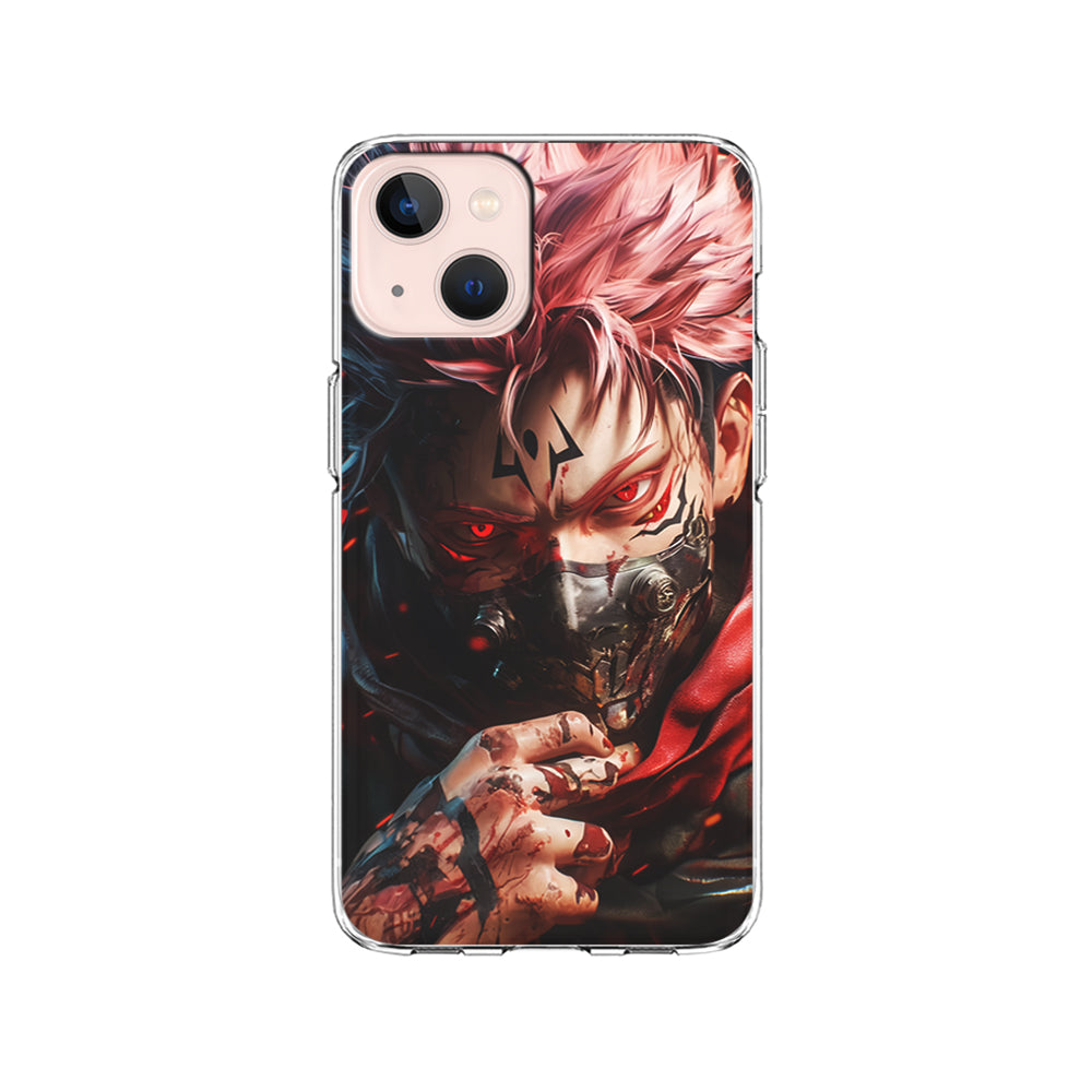 Jujutsu Kaisen Ryomen Sukuna Mask iPhone 15 Plus Case