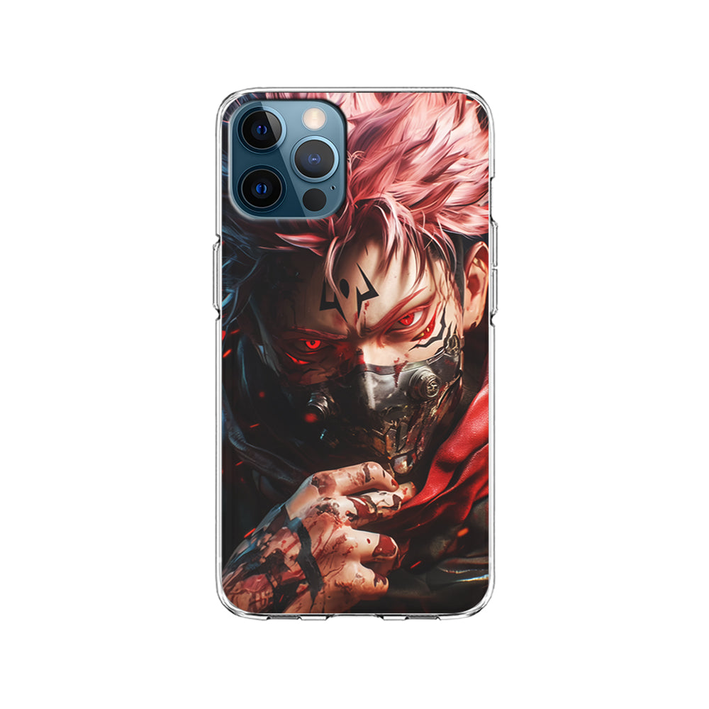 Jujutsu Kaisen Ryomen Sukuna Mask iPhone 15 Pro Case