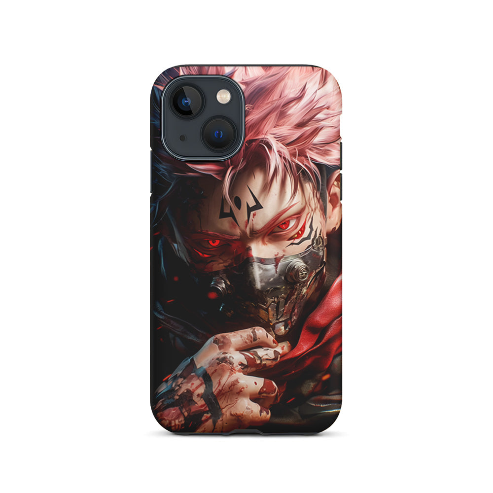 Jujutsu Kaisen Ryomen Sukuna Mask iPhone 15 Plus Case