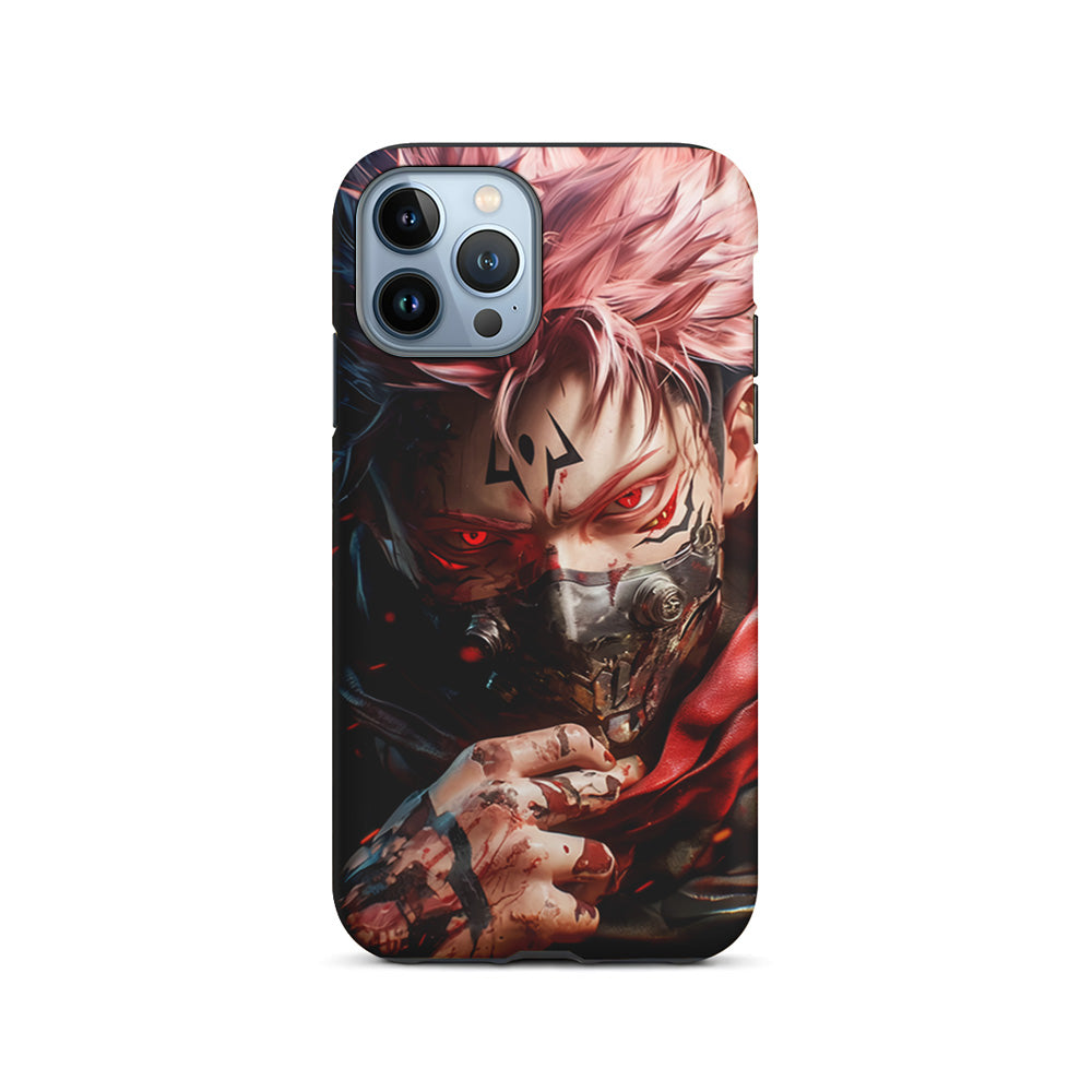 Jujutsu Kaisen Ryomen Sukuna Mask iPhone 15 Pro Case