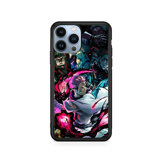 Jujutsu Kaisen Sukuna Aesthetic iPhone 15 Pro Case