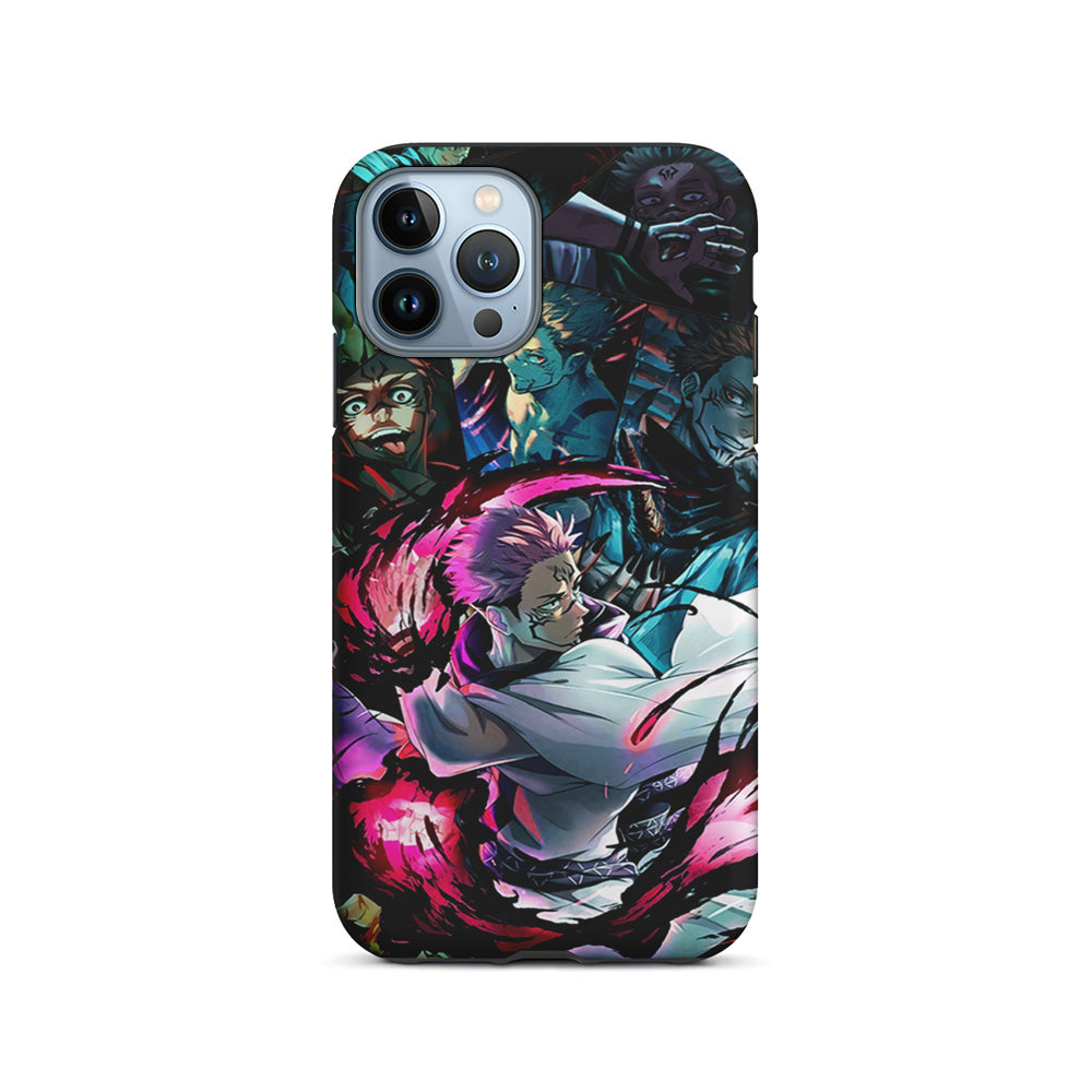 Jujutsu Kaisen Sukuna Aesthetic iPhone 15 Pro Case