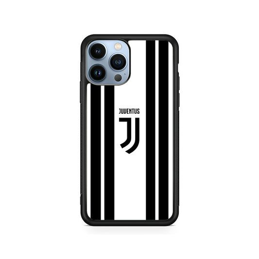 Juventus Black Stripe iPhone 15 Pro Case