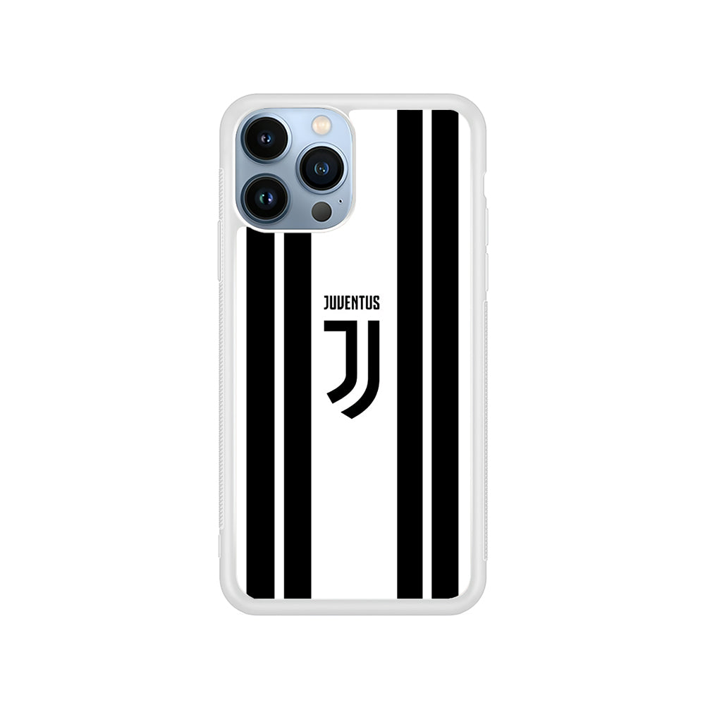 Juventus Black Stripe iPhone 15 Pro Case