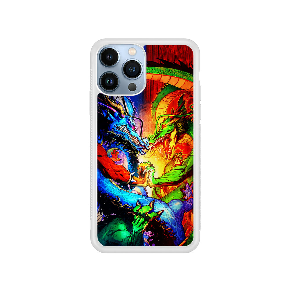 Kaido VS Shenron Crossover iPhone 15 Pro Case