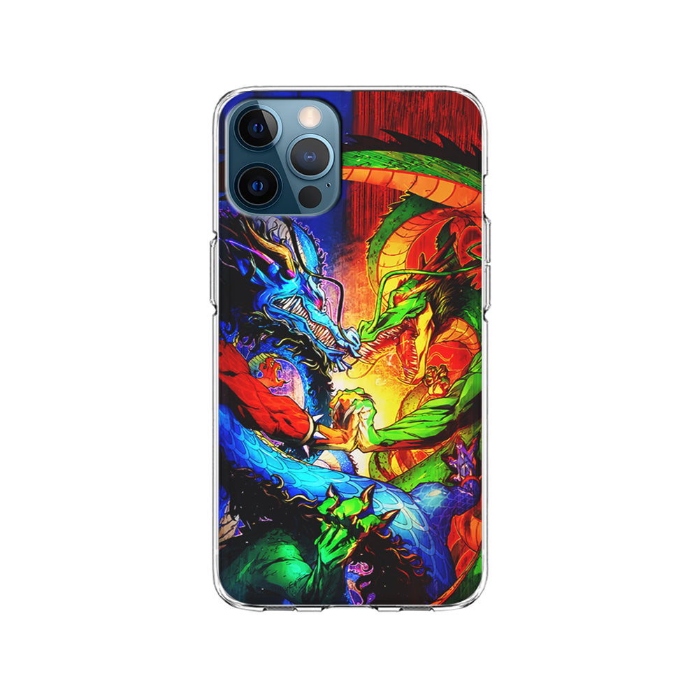 Kaido VS Shenron Crossover iPhone 15 Pro Case