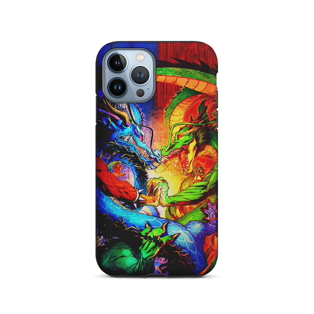 Kaido VS Shenron Crossover iPhone 15 Pro Case