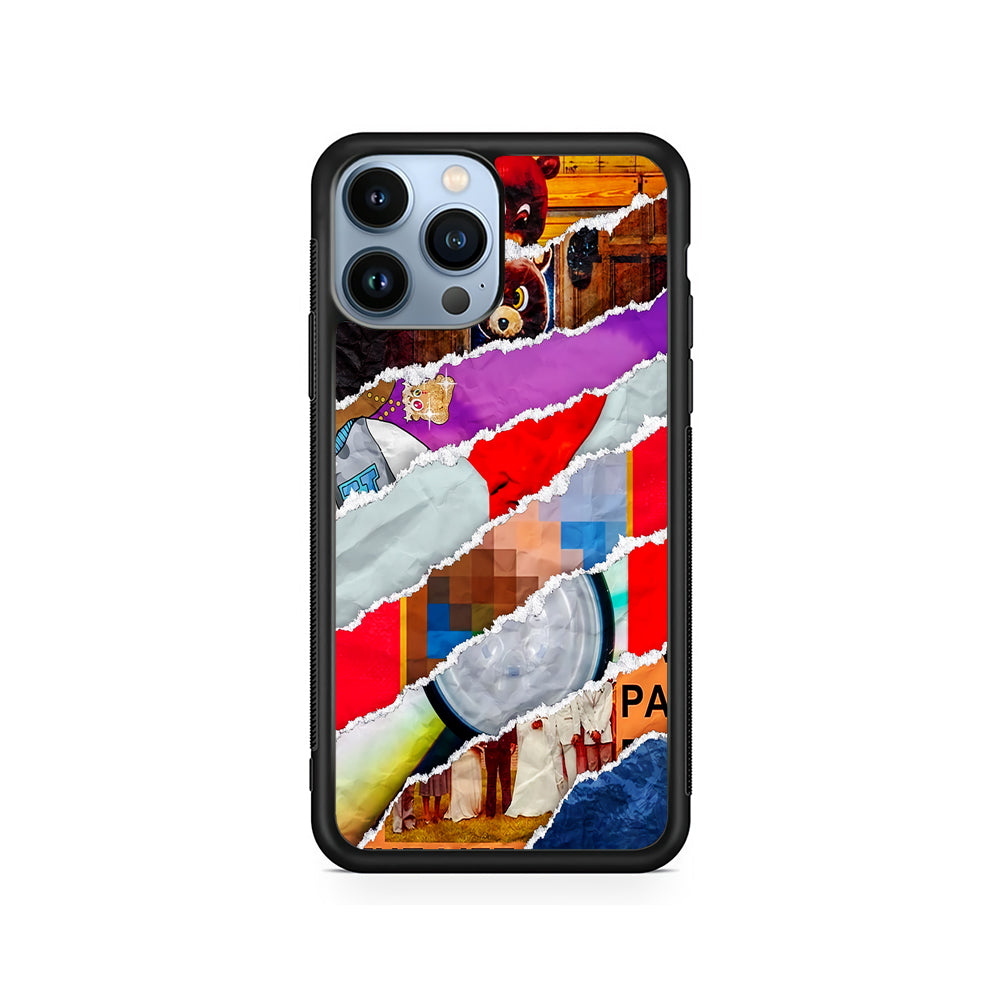 Kanye West Album Collage iPhone 15 Pro Case