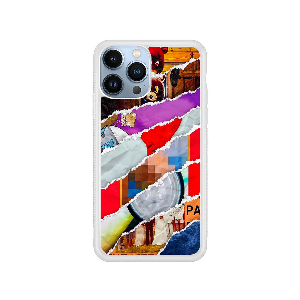 Kanye West Album Collage iPhone 15 Pro Case