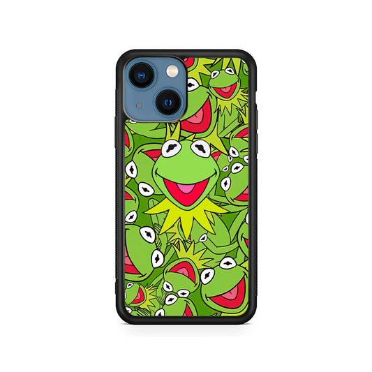 Kermit Frog Smile Feeling Happy iPhone 14 Case