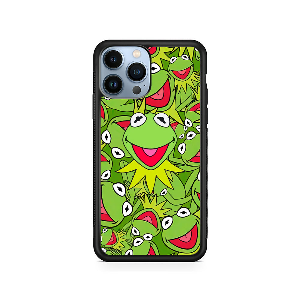 Kermit Frog Smile Feeling Happy iPhone 15 Pro Case