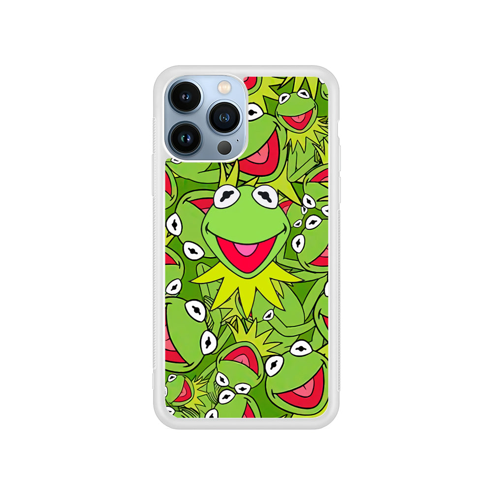 Kermit Frog Smile Feeling Happy iPhone 15 Pro Case