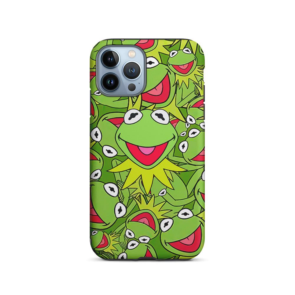 Kermit Frog Smile Feeling Happy iPhone 15 Pro Case