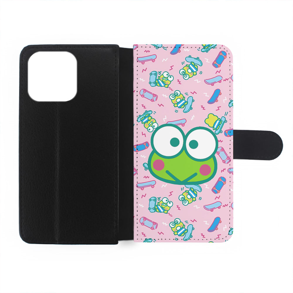 Keroppi Skate Pattern iPhone 15 Pro Case