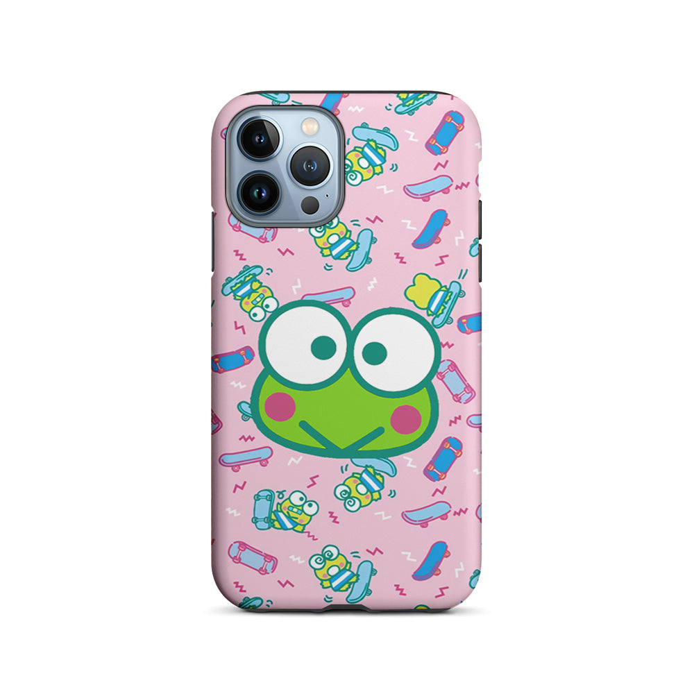 Keroppi Skate Pattern iPhone 15 Pro Case