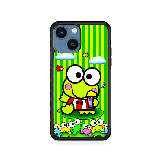 Keroppi Stripe Green iPhone 14 Case