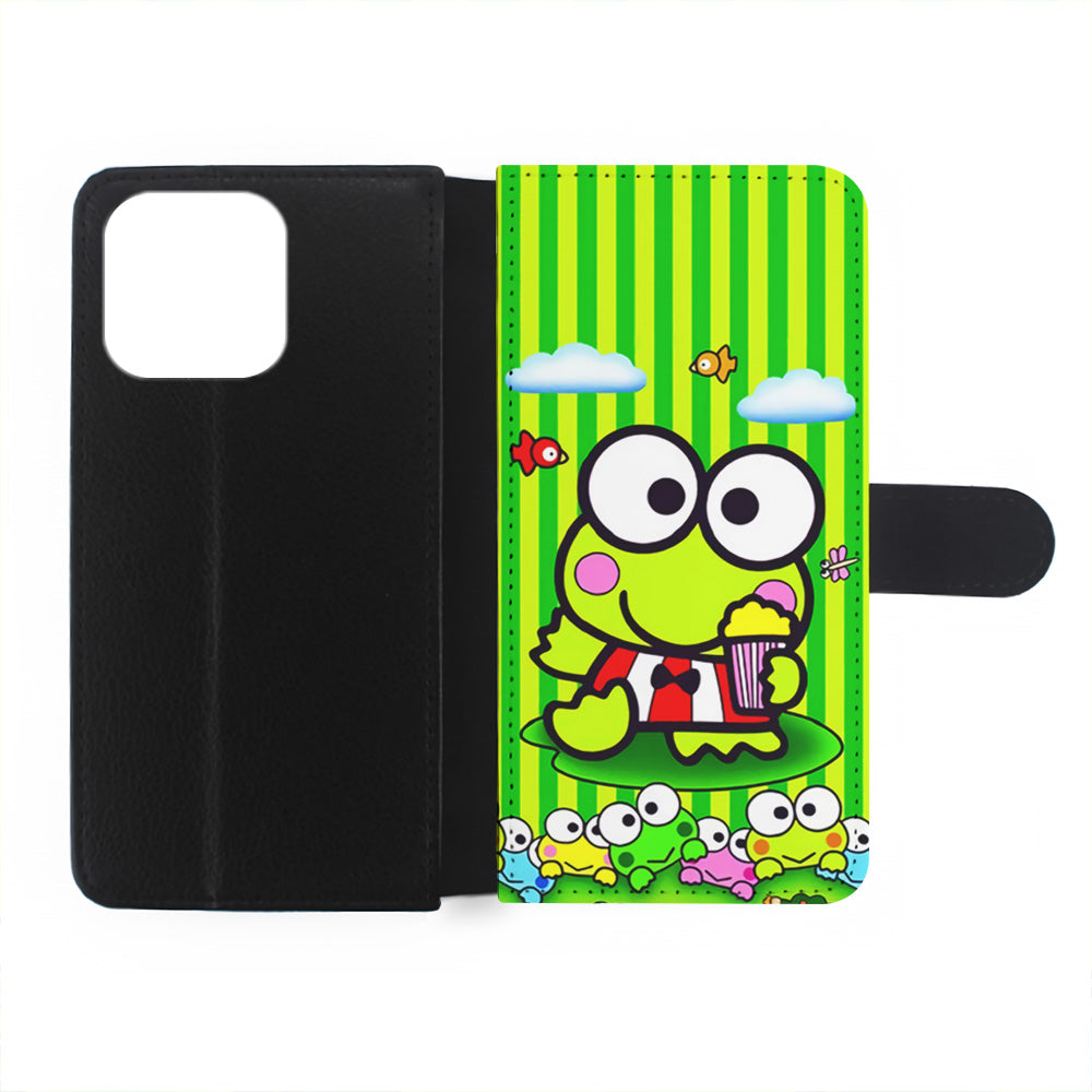 Keroppi Stripe Green iPhone 15 Pro Case