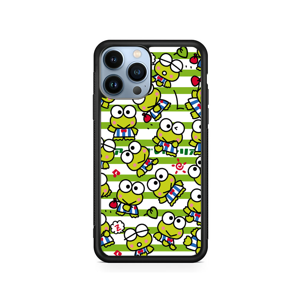 Keroppi Want to Vacation iPhone 15 Pro Case