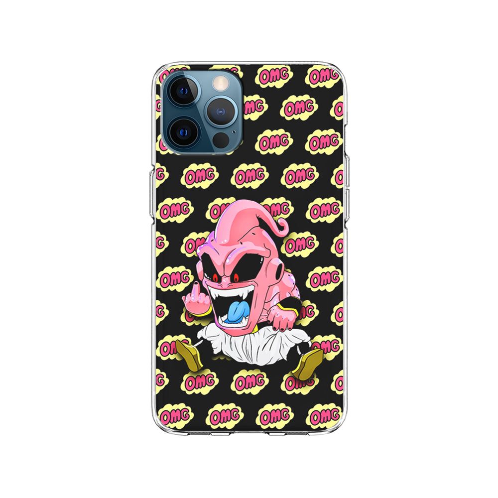 Kid Buu OMG Word Patern iPhone 15 Pro Case