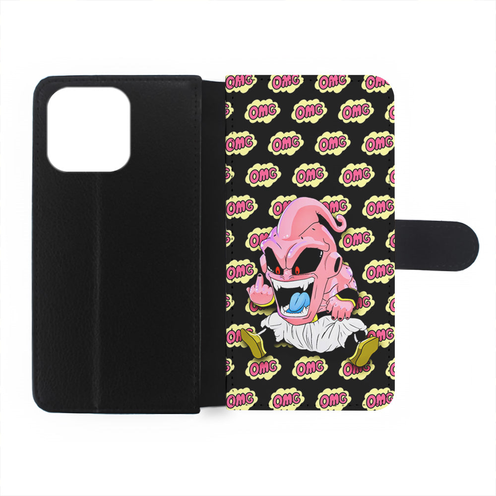 Kid Buu OMG Word Patern iPhone 15 Pro Case