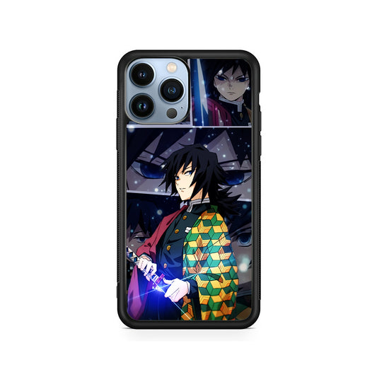 Kimetsu No Yaiba Giyuu In Frame iPhone 15 Pro Case