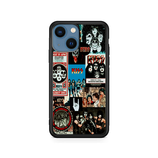 Kiss Band Collage Poster iPhone 14 Case