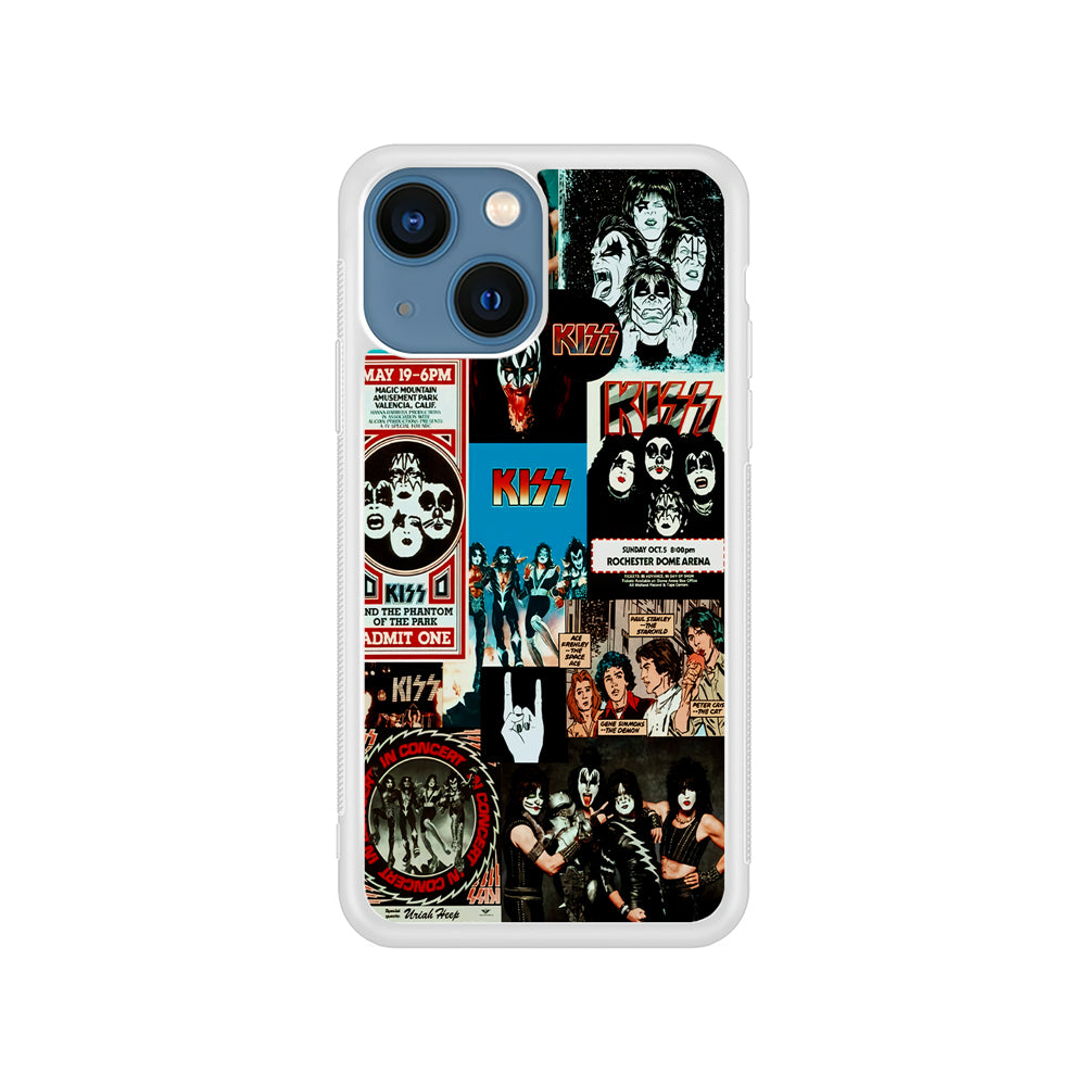 Kiss Band Collage Poster iPhone 14 Case