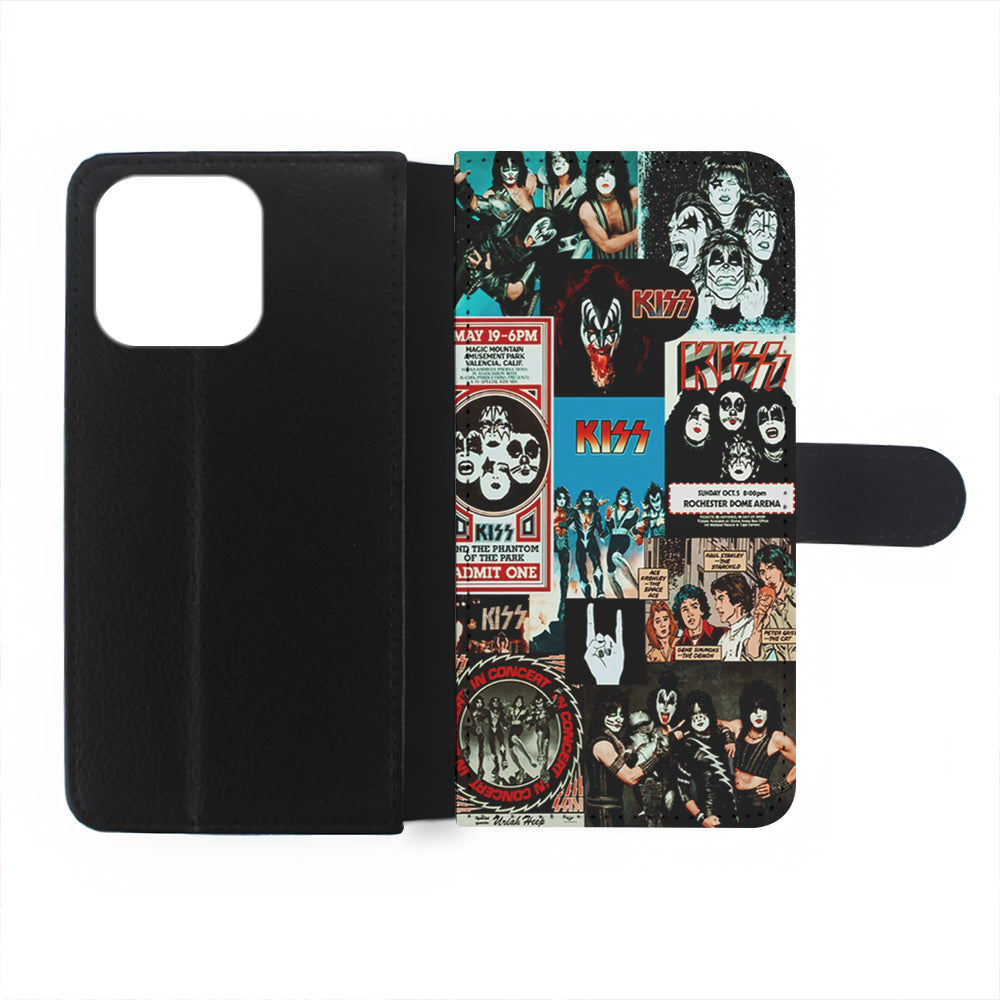 Kiss Band Collage Poster iPhone 15 Pro Case